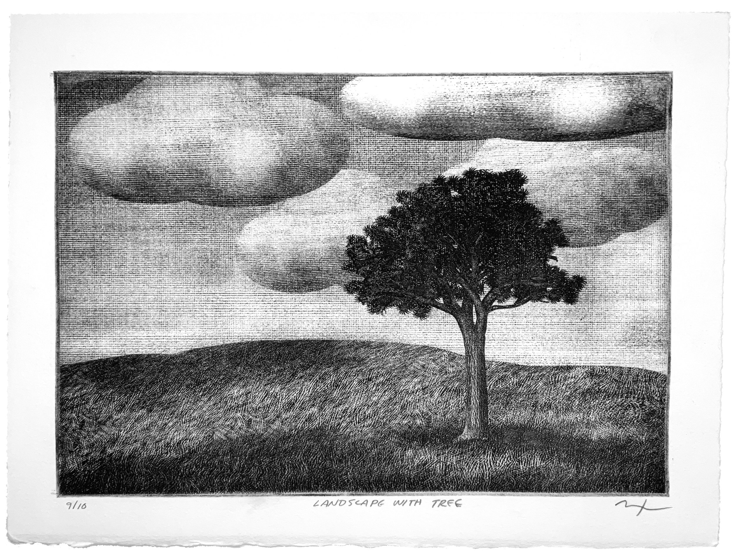 LANDSCAPE WITH TREE