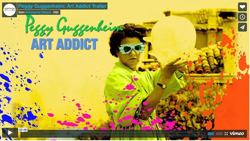 Peggy Guggenheim: Art Addict opens in select markets