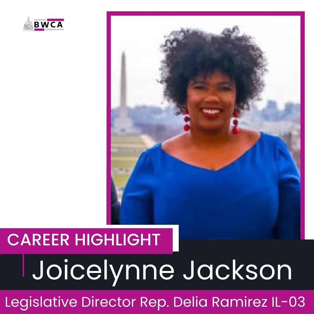 Congrats to our Hill Team member Joicelynne Jackson for her new role as Legislative Director to Congresswoman Delia Ramirez! 

Joicelynne previously served as a Professional Staff Member on the U.S. House Committee on Homeland Security.