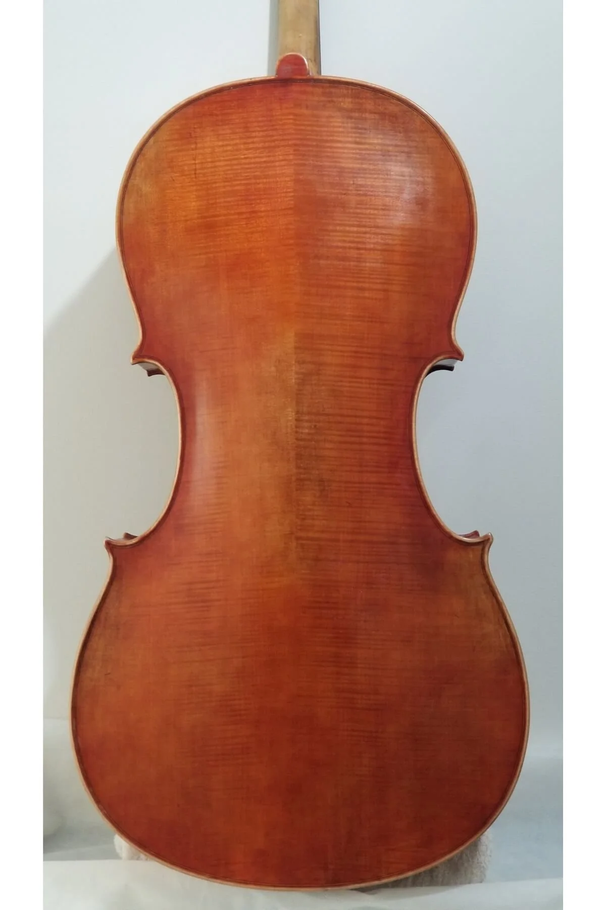 A cello for sale in Boston from Workshop of ORFEO Strings, in 2021.