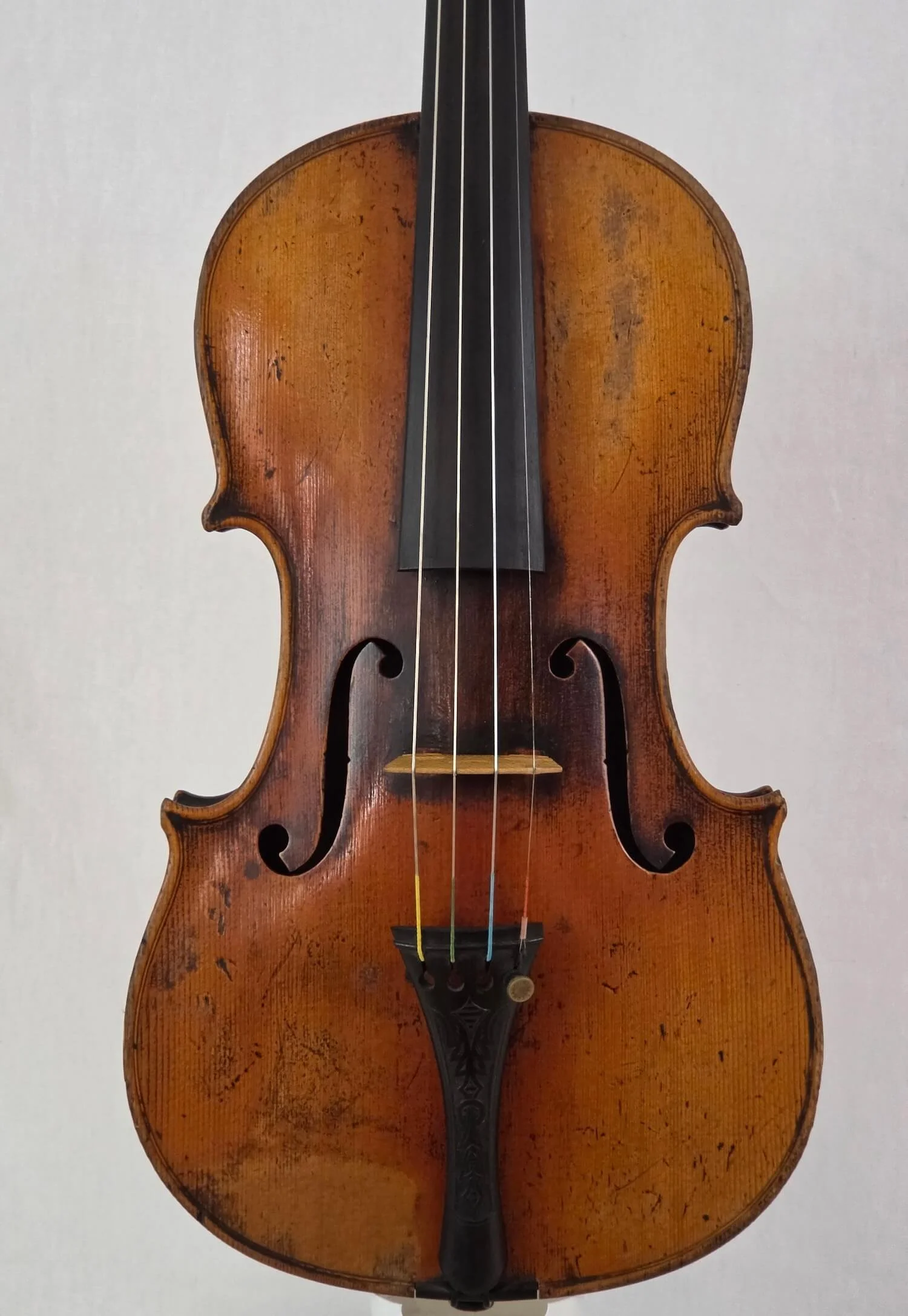 Violin made by Louis Lowendall in Dresden, Germany in 1883.