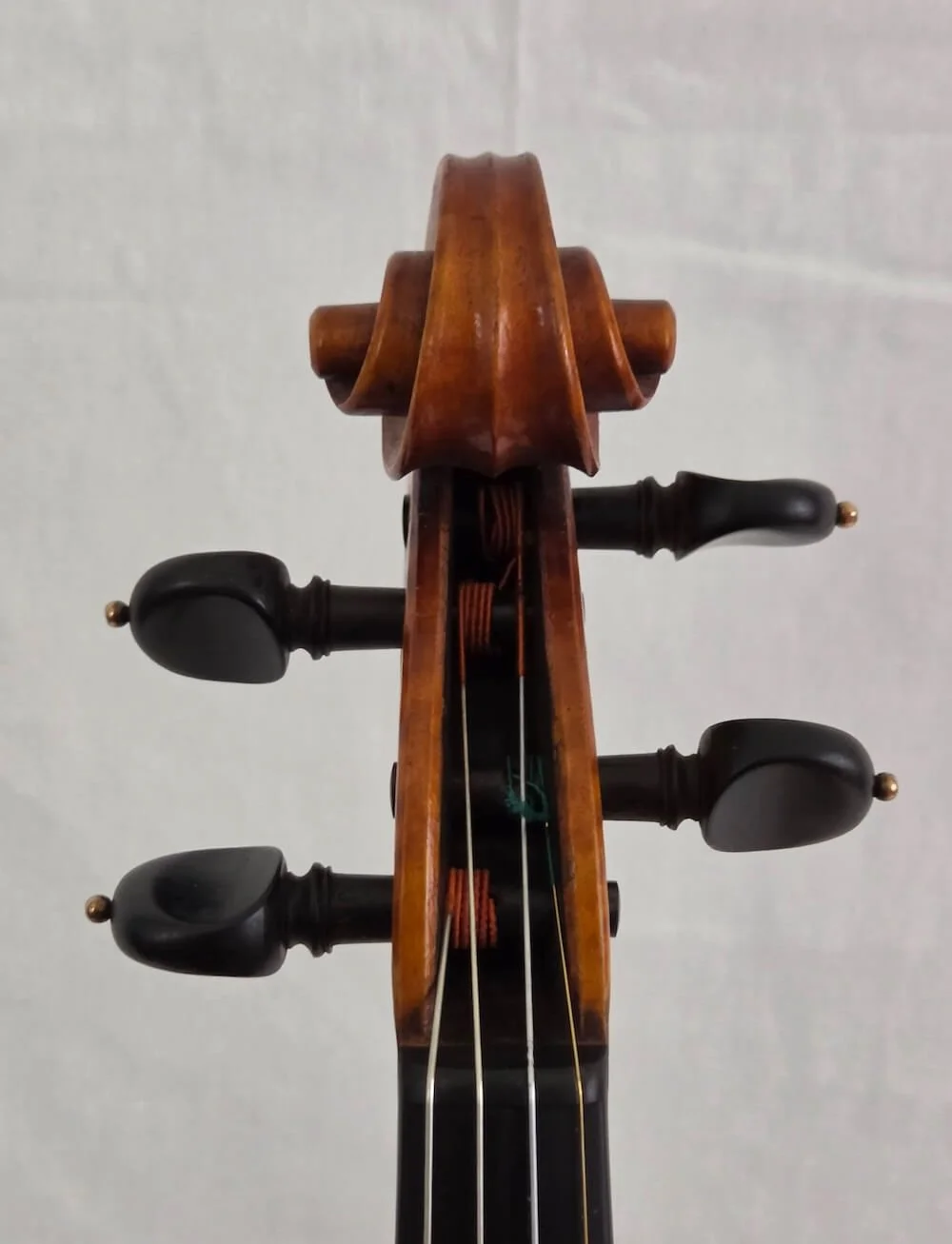 pegs of Albert Knorr violin from 1927