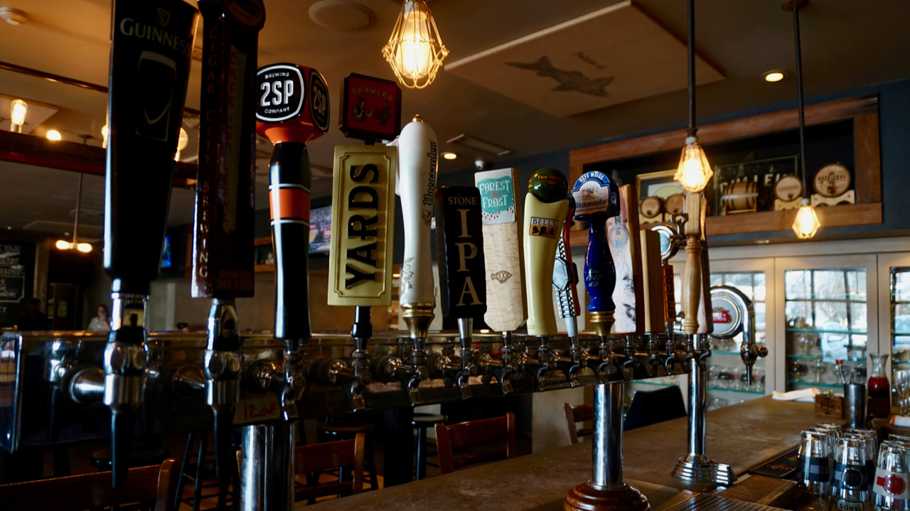 Keg and Kitchen's Craft Beers on Tap at their bar (2).jpg