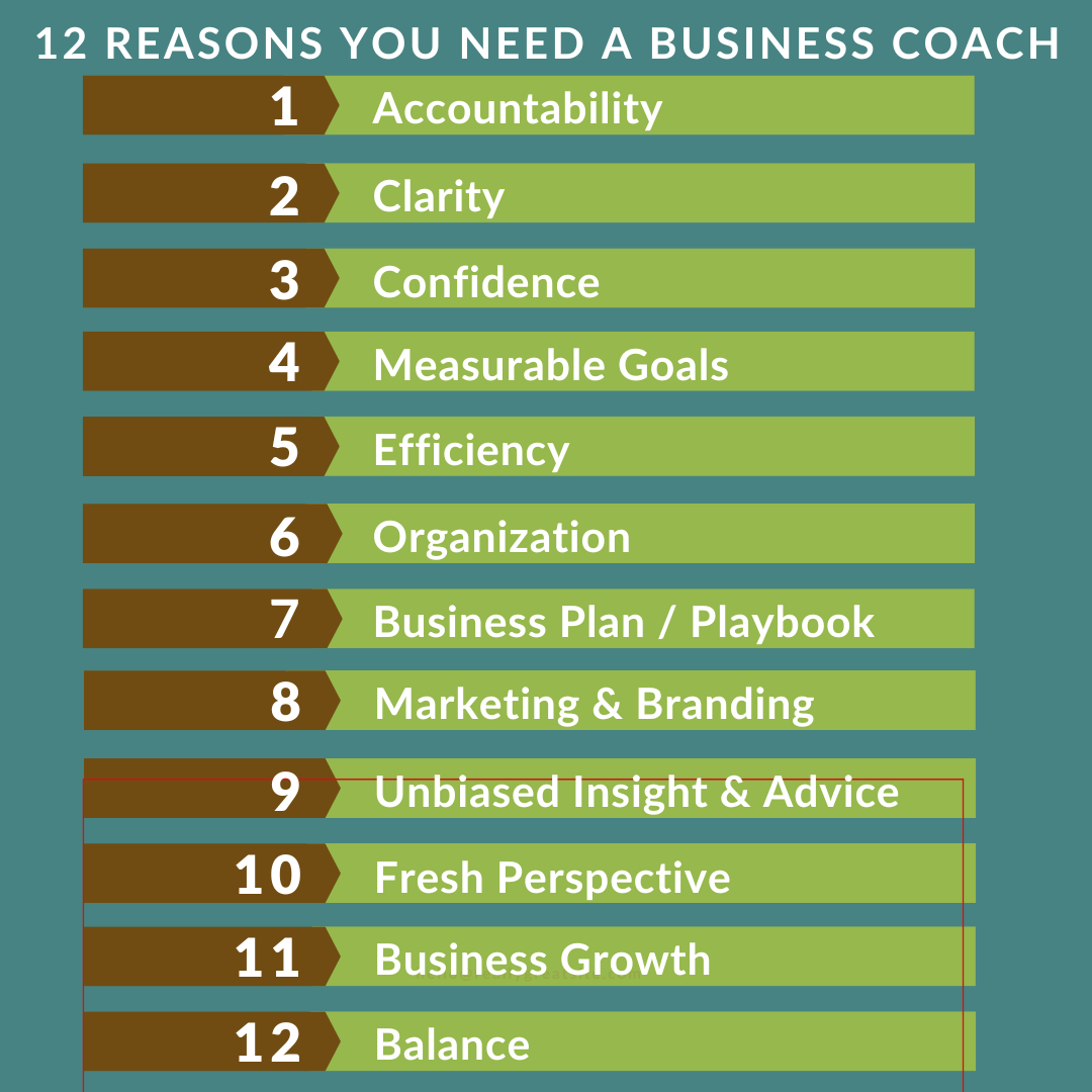 12 Reasons You Need A Business Coach