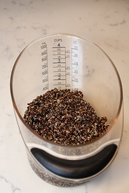 I used black quinoa, but any kind will do.