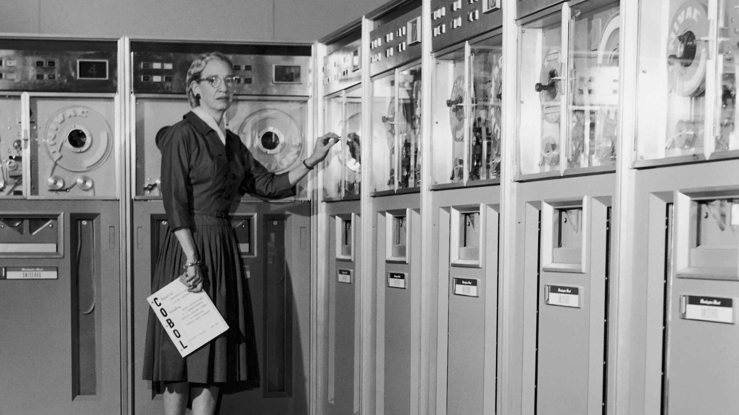 Grace Brewster Murray Hopper (Source: https://www.womenshistory.org/education-resources/biographies/grace-hopper )
