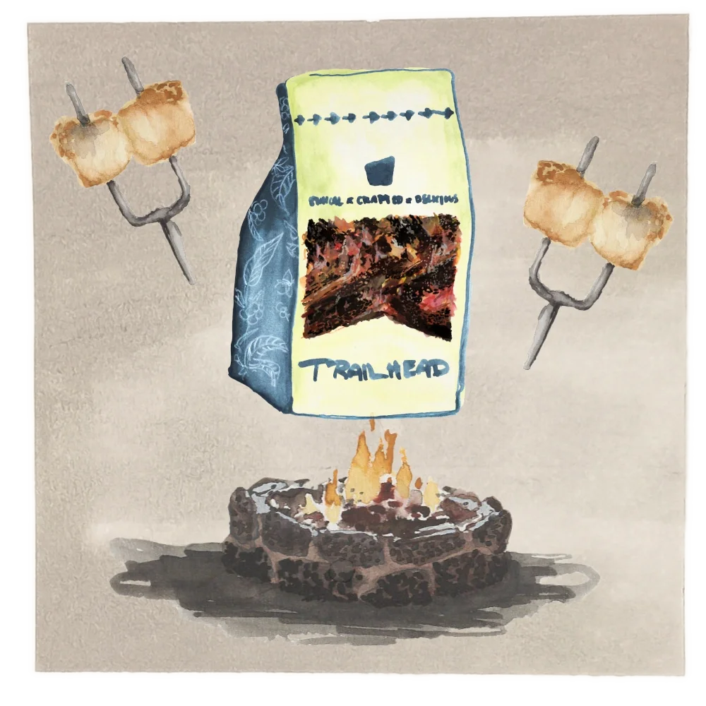 CAMPFIRE | if you dare to go dark, this coffee will not let you down