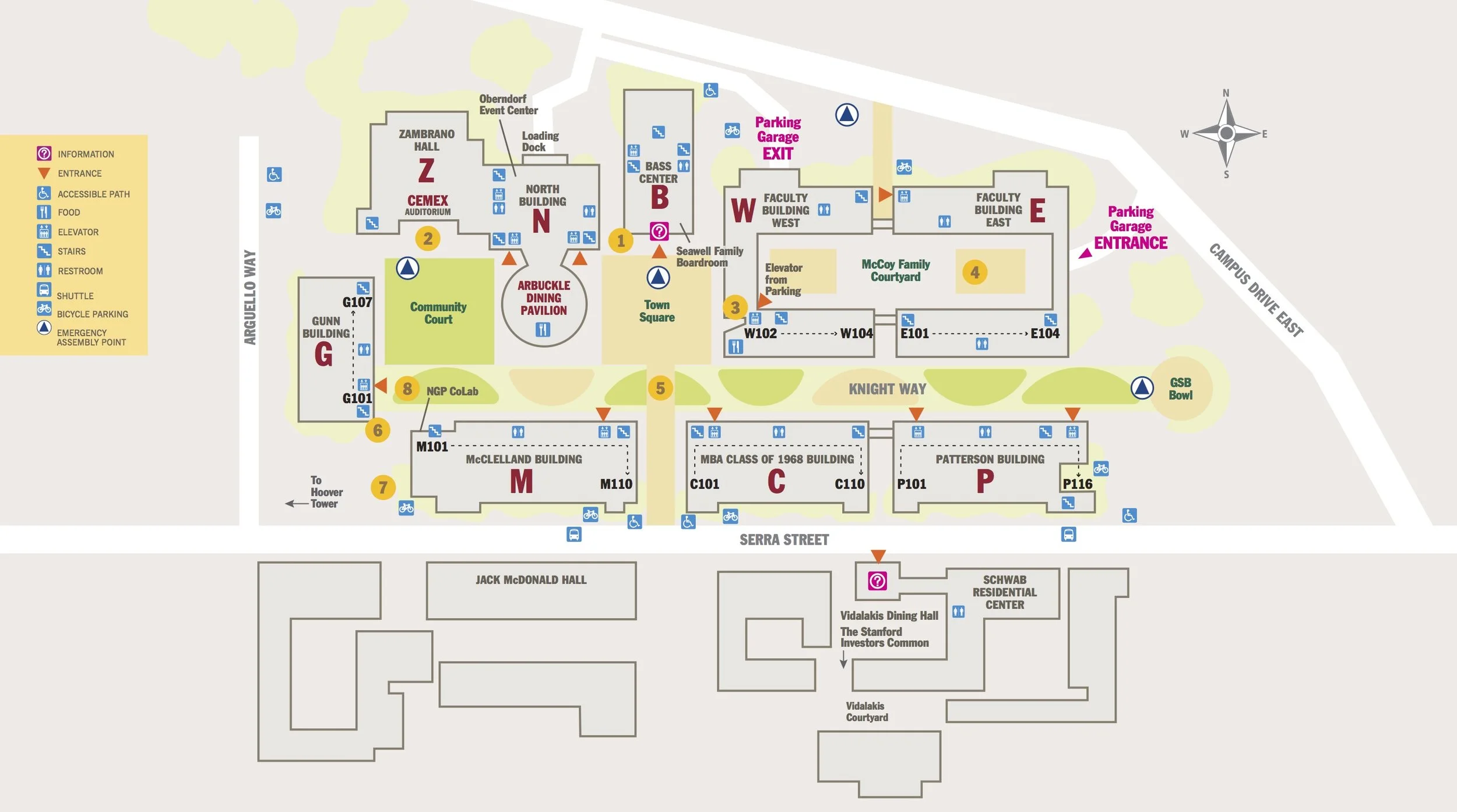 Map of Knight Management Center