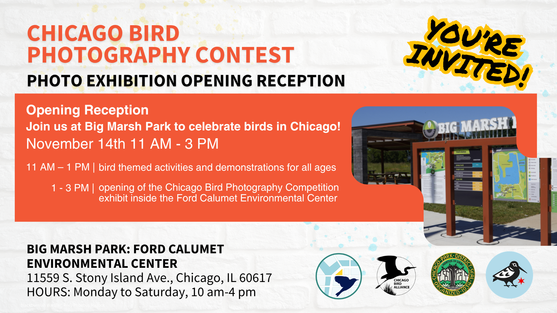 Chicago Bird Photography Contest Opening Reception