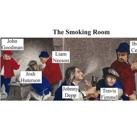 ......Red White and Blue, The Smoking Club.....the players...