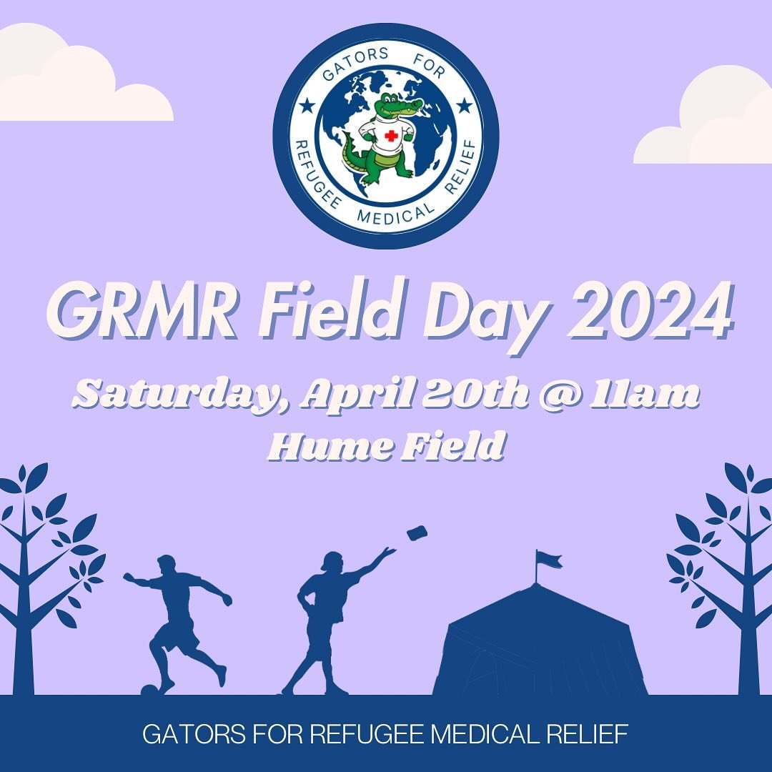 Happy Monday GRMR! ☀️

We have an awesome social event coming up this Saturday, April 20th. Join us for our Field Day event with all of your favorite childhood outdoor activities, right here in Gainesville! Some activities (subject to change) include
