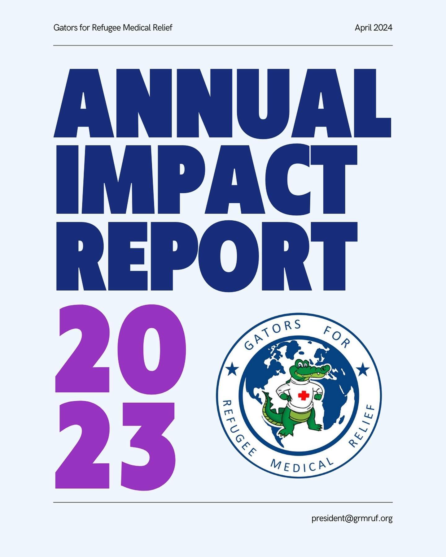 As the academic year comes to a conclusion, GRMR would like to highlight the outstanding work we have accomplished as an organization for the 2023 year in our Annual Impact Report. Without our dedicated members, we would not be able to achieve what w