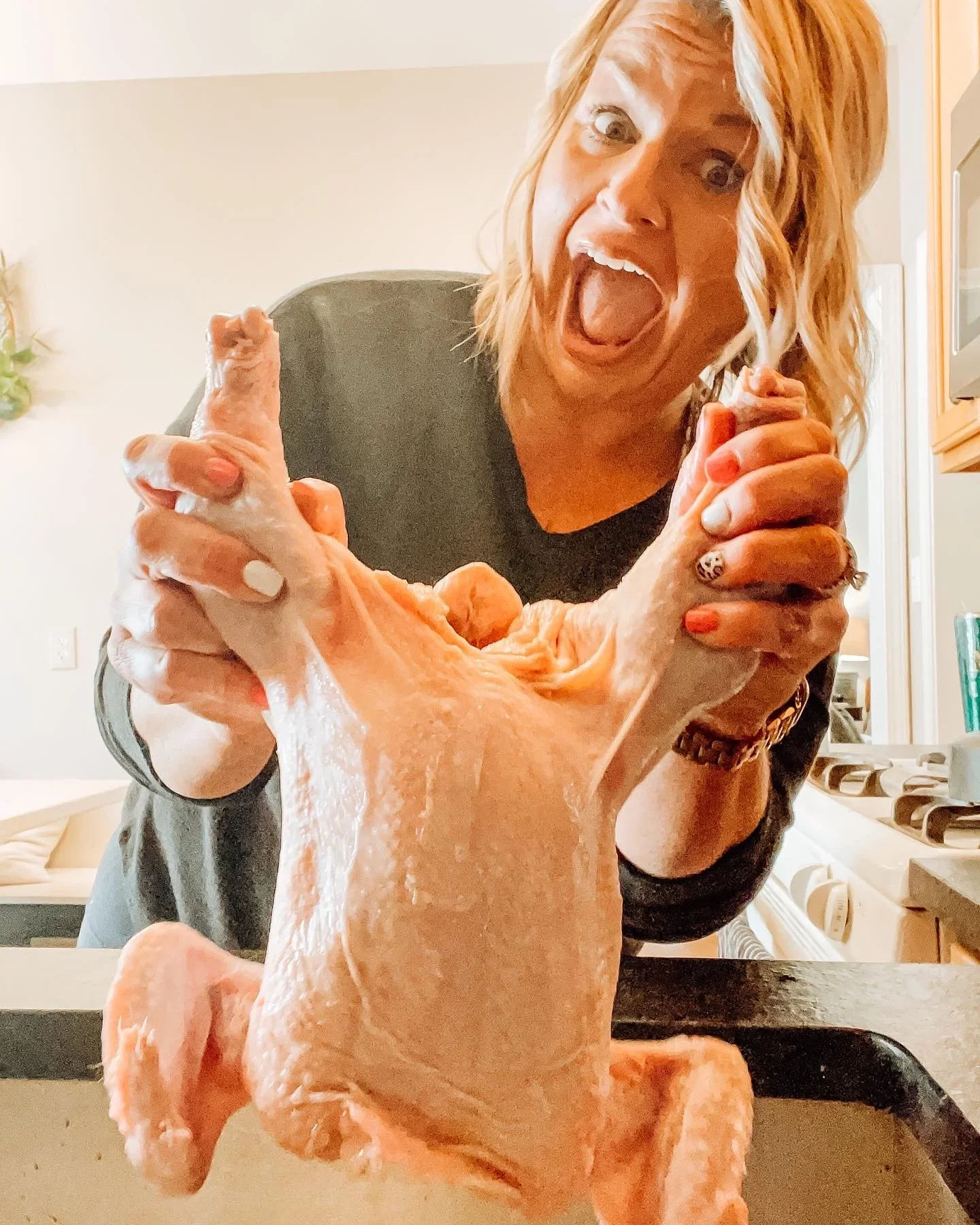 All the protein and carbs.