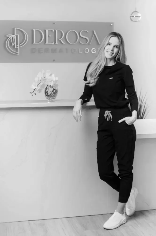 Dr. Ivy DeRosa in her Bucks County office lobby