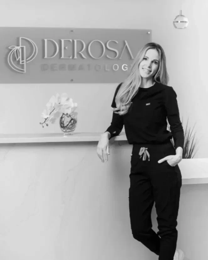 Dr. Ivy DeRosa in her Bucks County office lobby