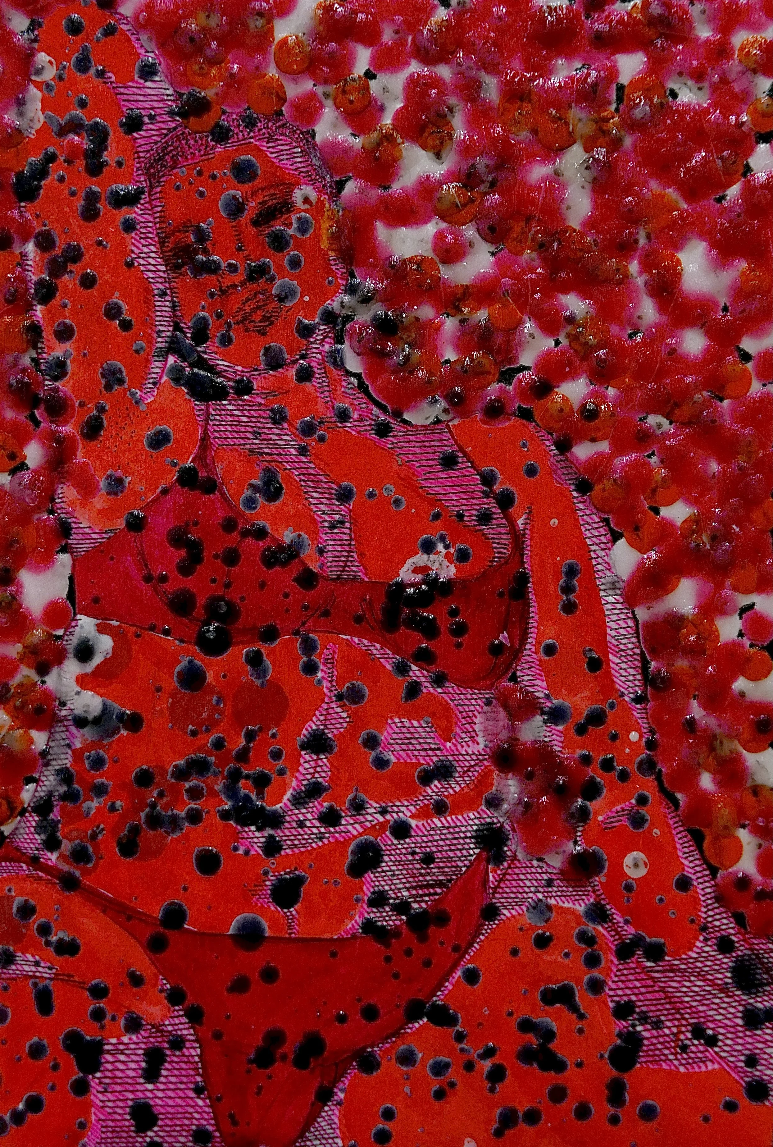 Fatness as Hidden, Ink and Wax painting, 11x7inch, 2021.jpeg