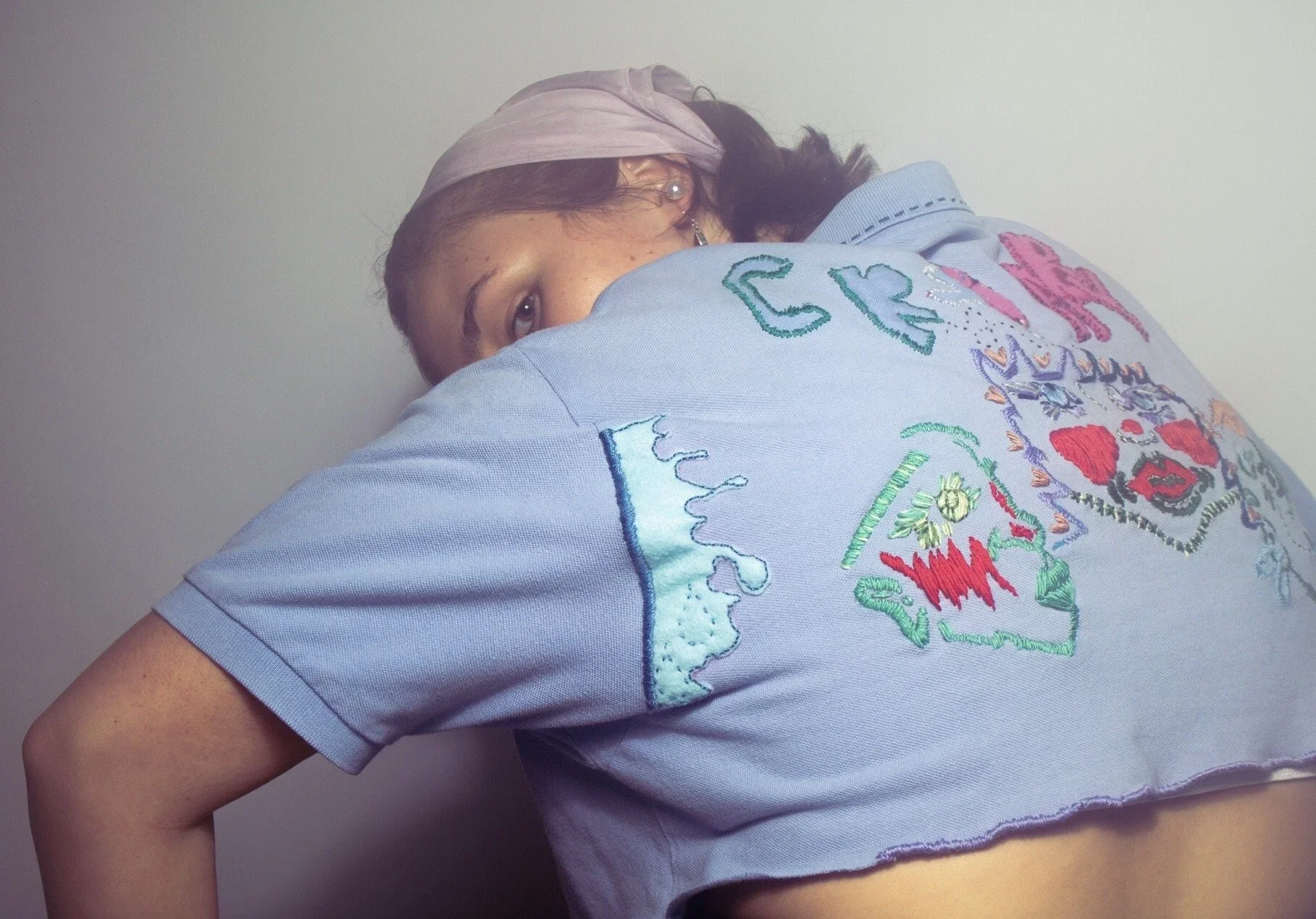modelled crybaby shirt.webp