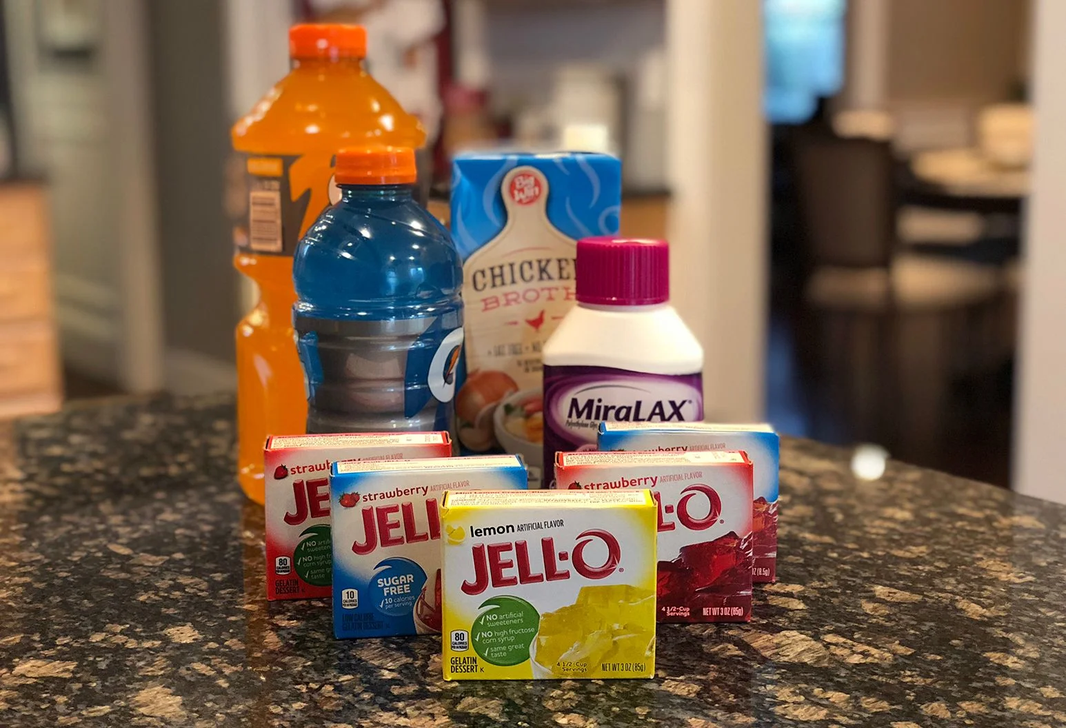Items you may want while prepping *These products are just examples. I am not advising that anyone use only these products for colonoscopy prep