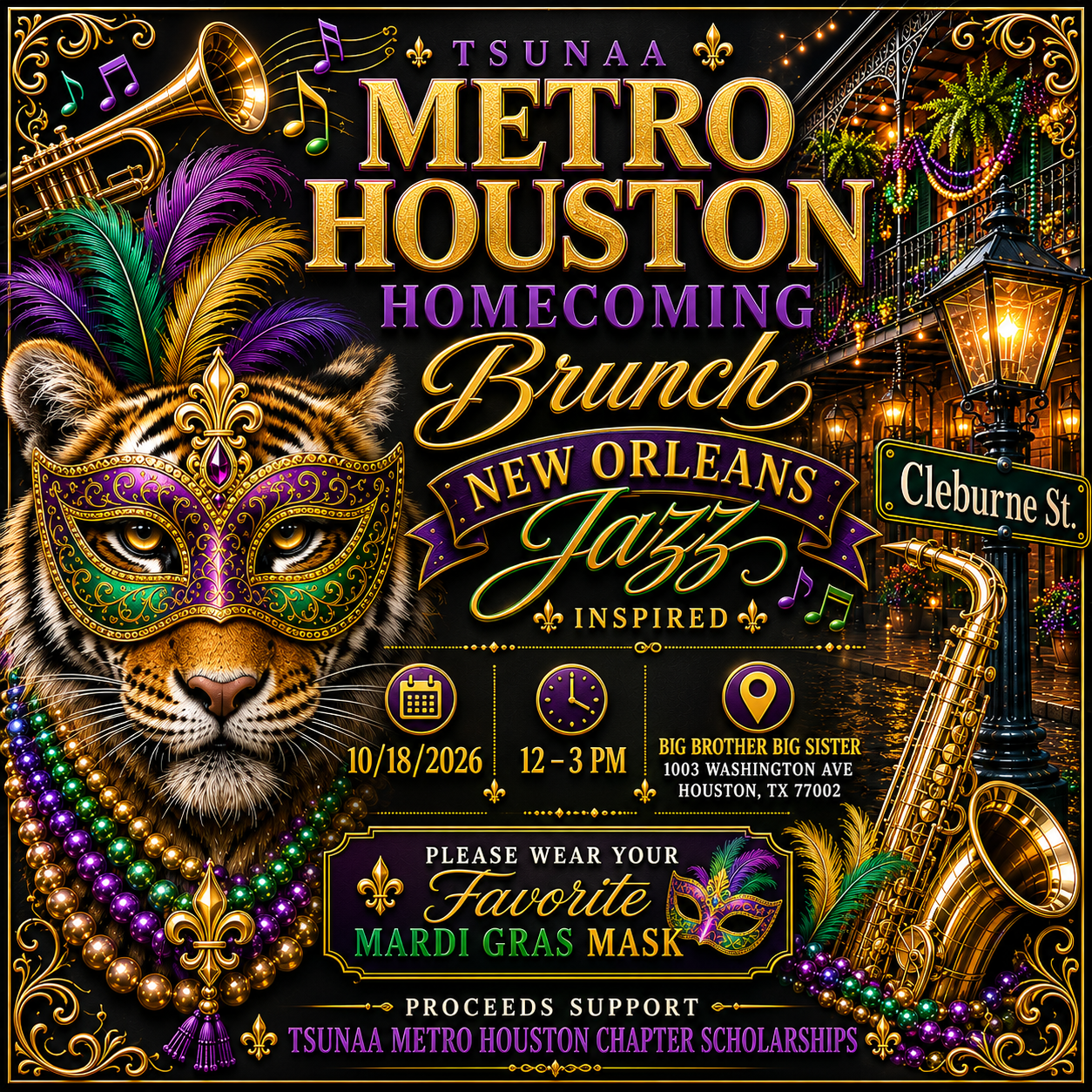 New Orleans Jazz Homecoming Brunch 2026