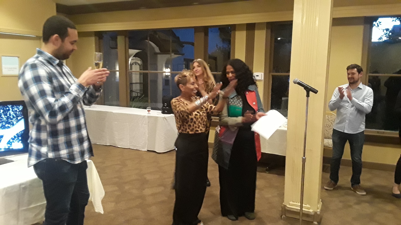  Zenobia Millet, Board of Directors,  Foothill Arts Collective  thanks Allison Gibson,  Word of Mouth . 