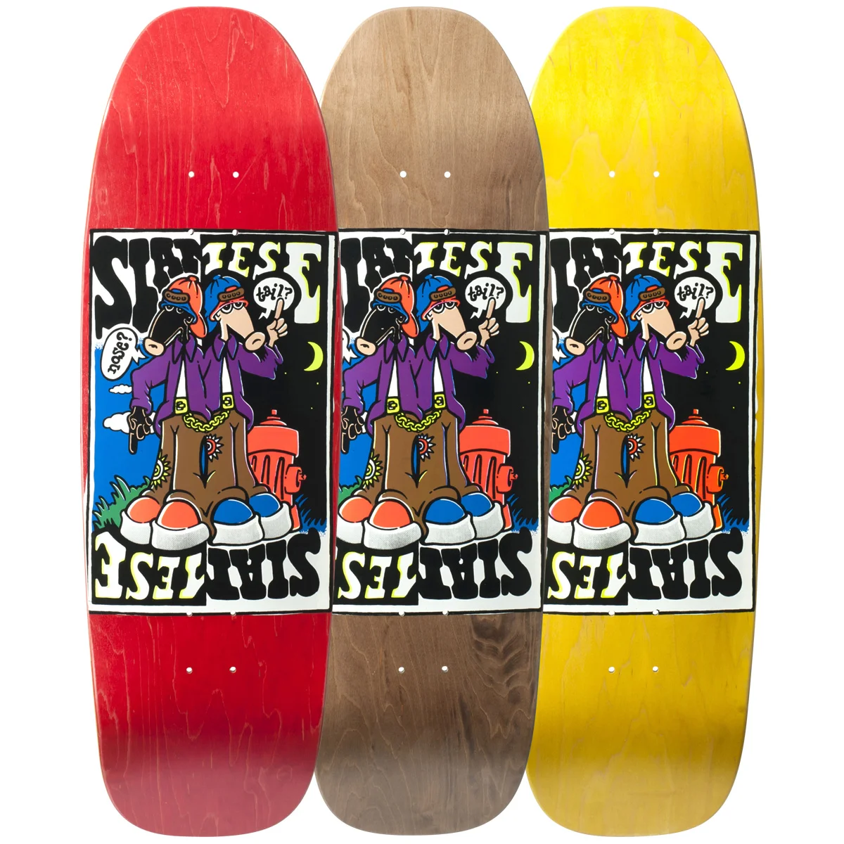 Siamese Doublekick Screenprinted