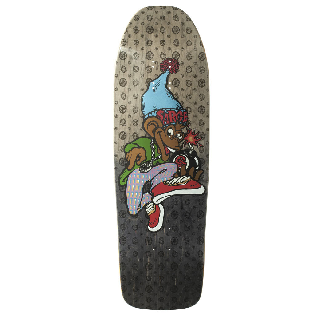 NEW DEAL Sarge Pro Skateboard Sticker 4.75" reissue 