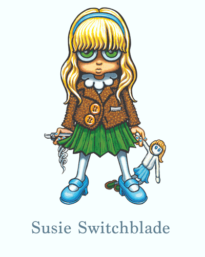 Suzie Switchblade - a Rare Vintage