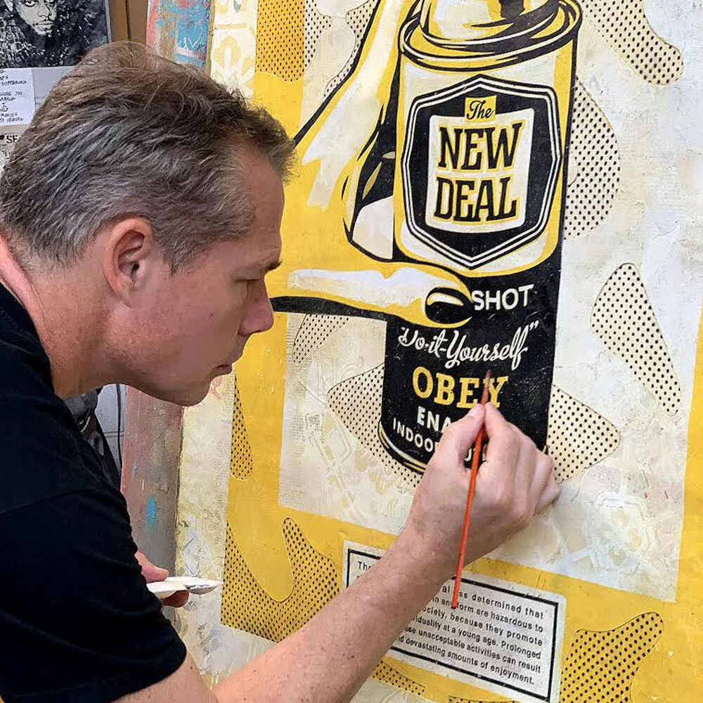 Shepard Fairey／OBEY アイコン・ステッカー／スクリーンプリント