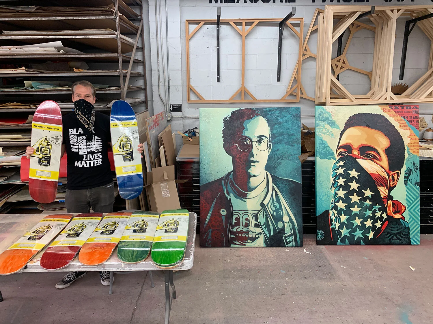 Shepard Fairey Studio Visit edit coming Monday