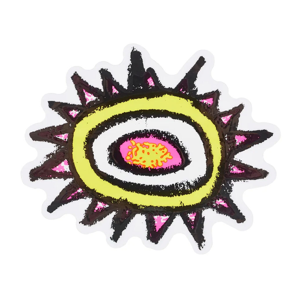 Sun Yellow Sticker