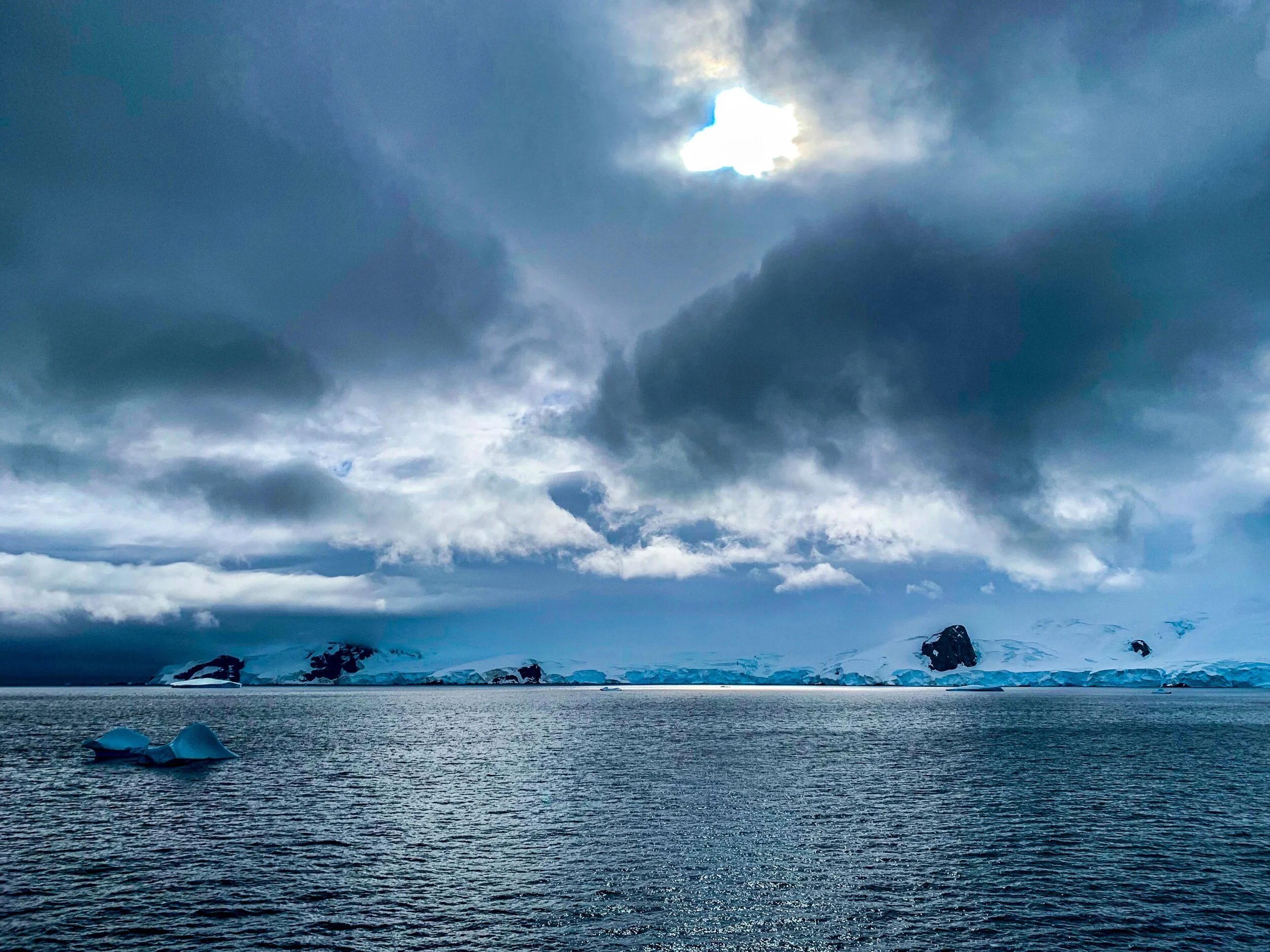 Coming up to the continent of Antarctica, March 2019