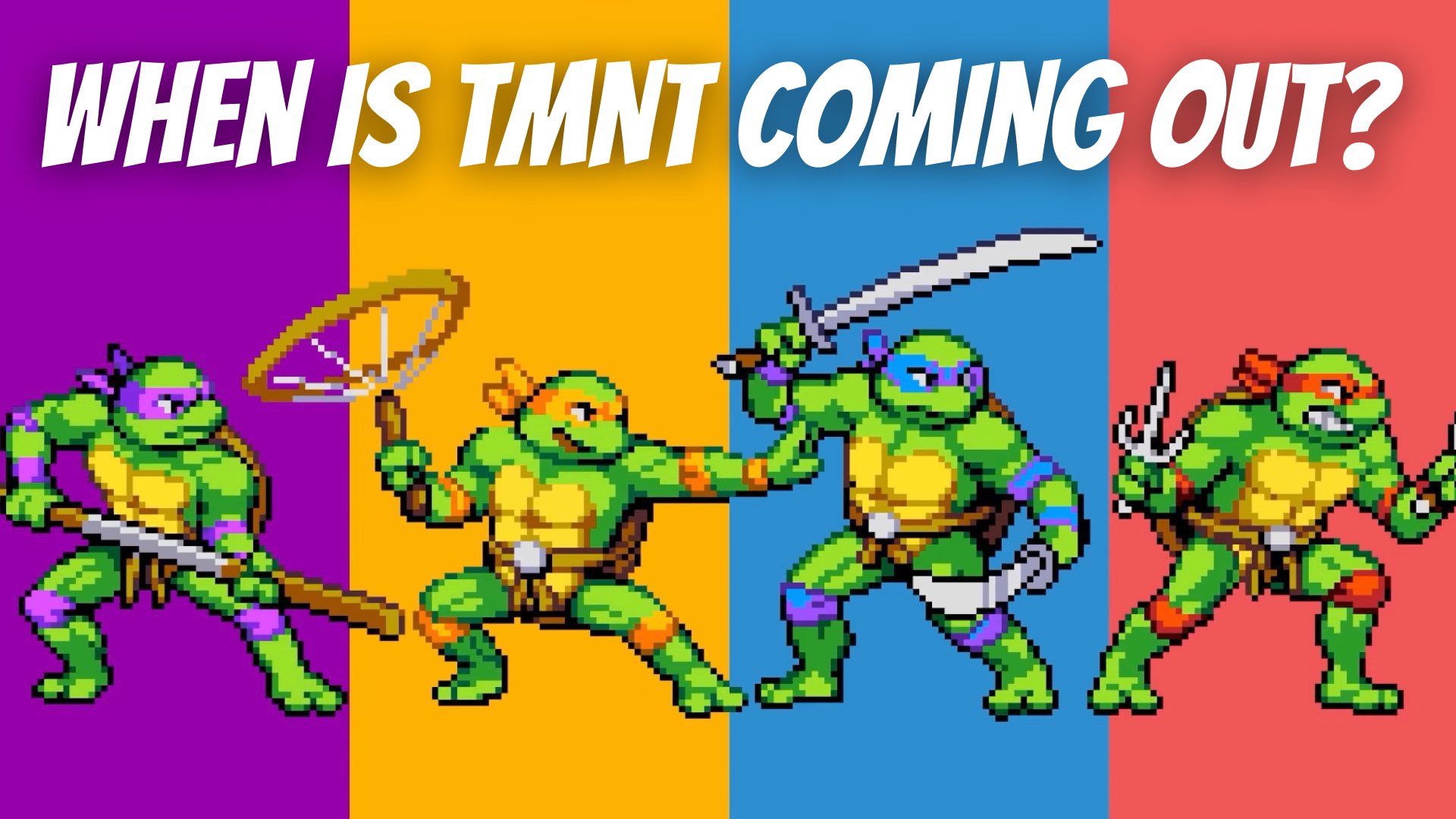 What is The Release Date of TMNT Shredders Revenge?