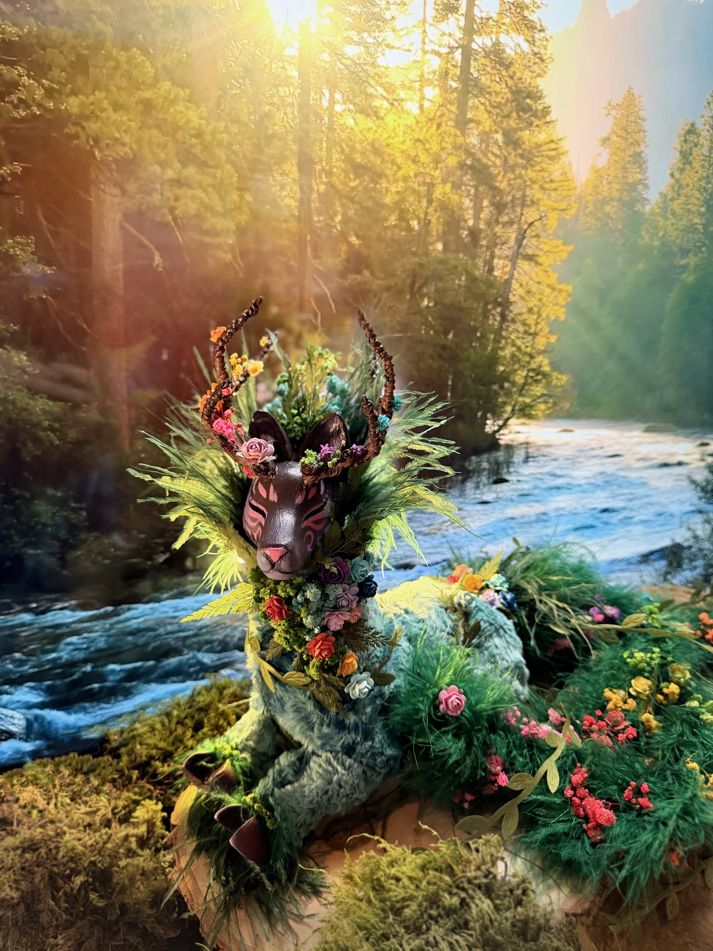 Spirit of Spring: Handcrafted Art Doll from The Lost Forest™