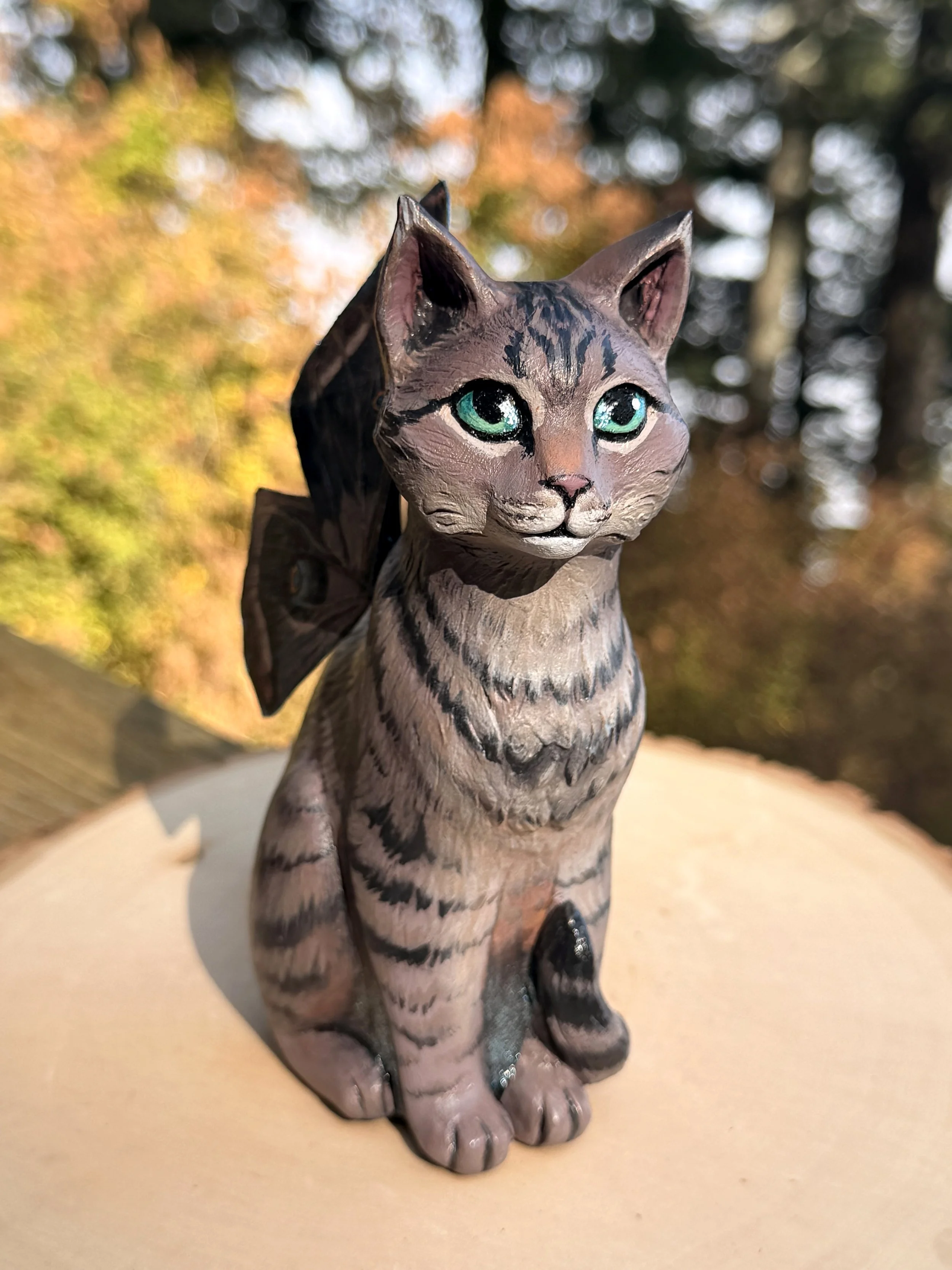 Cat Faerie Sculpture (Custom Order)