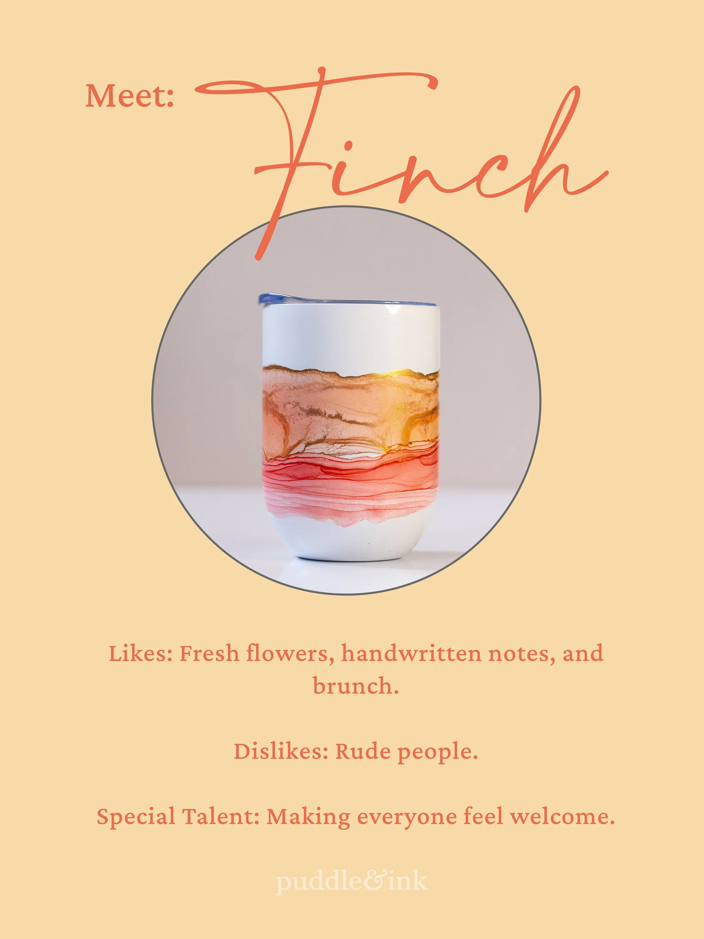 FINCH - 12 oz Stainless Wine Tumbler