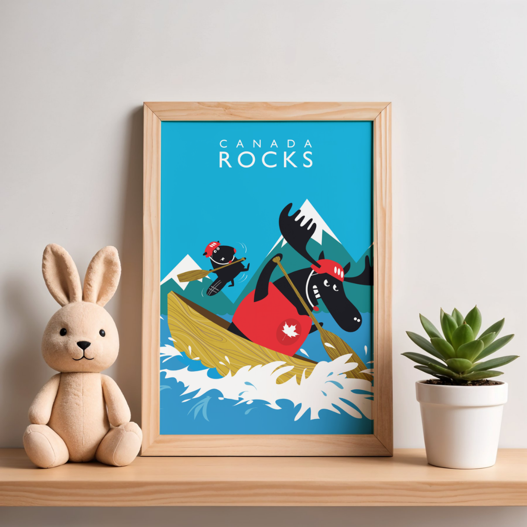 Canada Rocks Printable Poster — 8x10 & 11x14