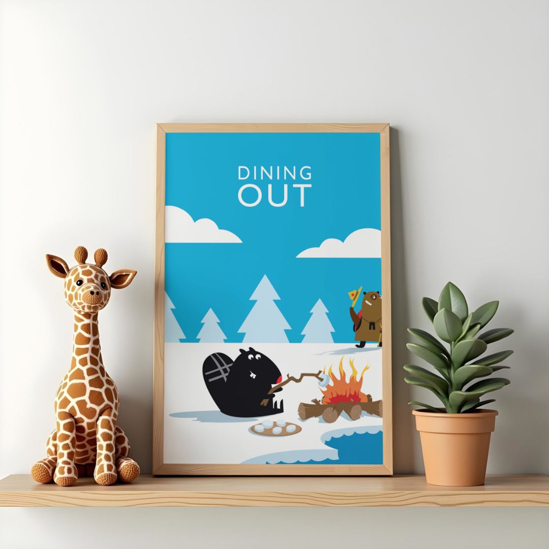Dining Out — Printable Poster<br> (8x10 & 11x14)