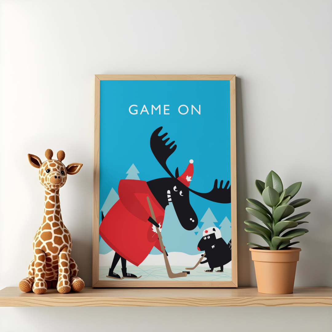 Game On Hockey — Printable Poster  (8x10 & 11x14)