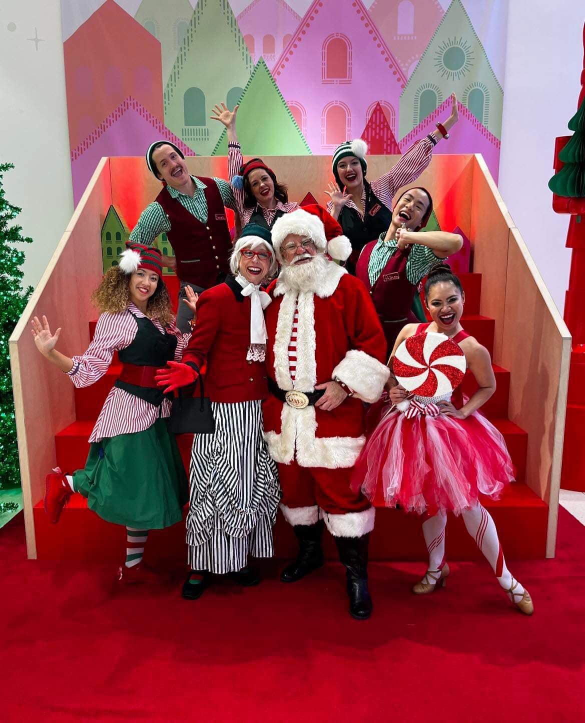 Santa Glen and team at Nordstrom 2023