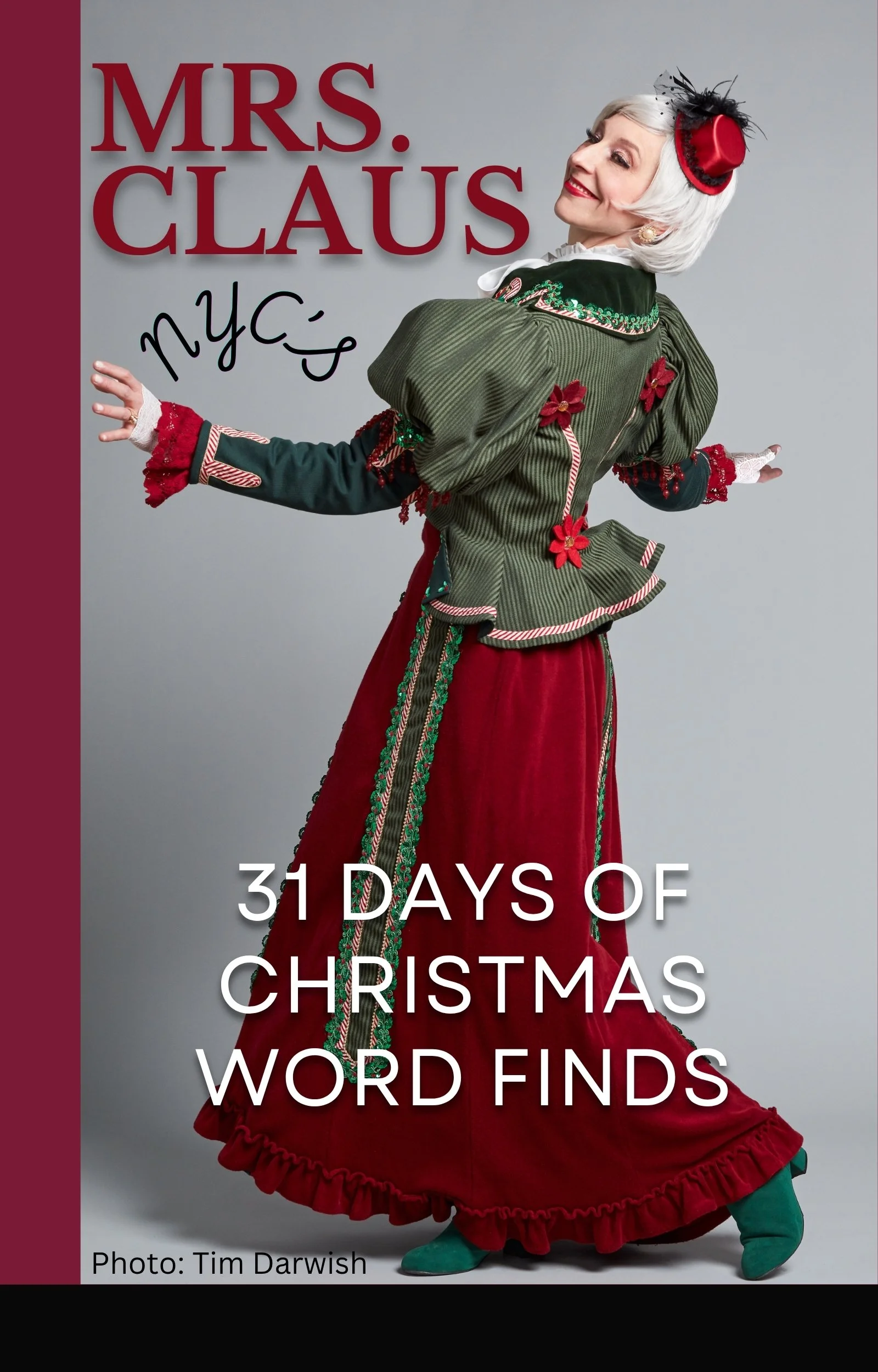 I've got merch! Mrs. Claus NYC's 31 Days of Holiday Word Finds