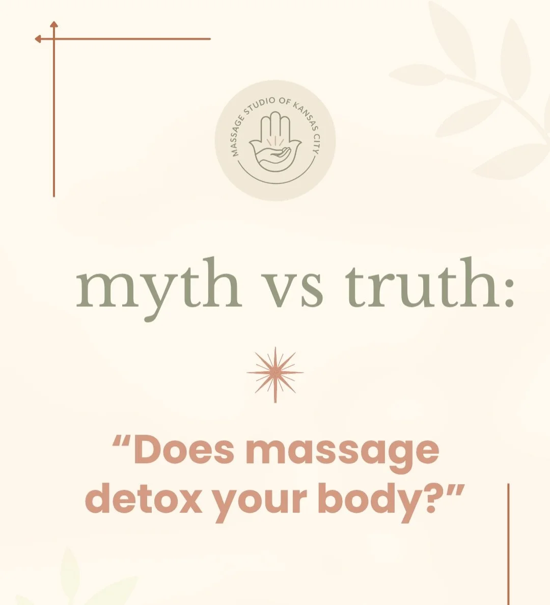 You&rsquo;ve probably heard this one before. But is it actually true? Swipe to see. 👀 
🌸
#massage #kansascityspa #visitkc #kansascity #massagespa