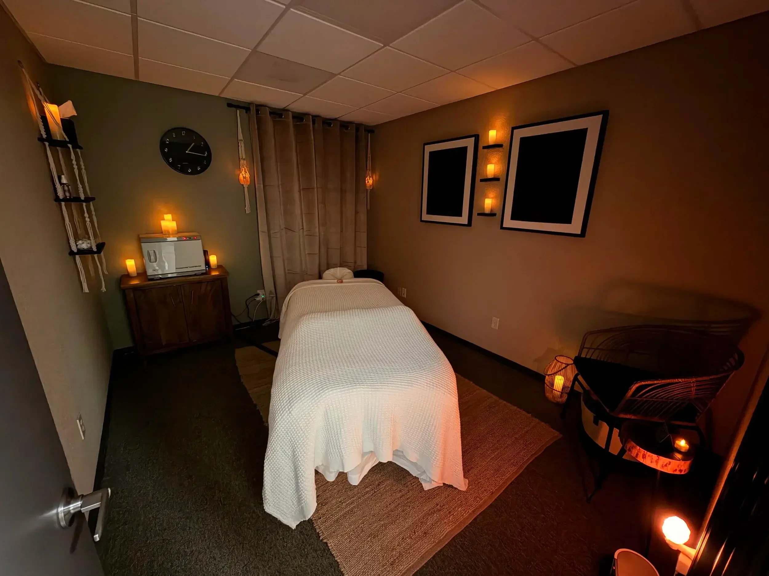 Massage studio signature treatment room