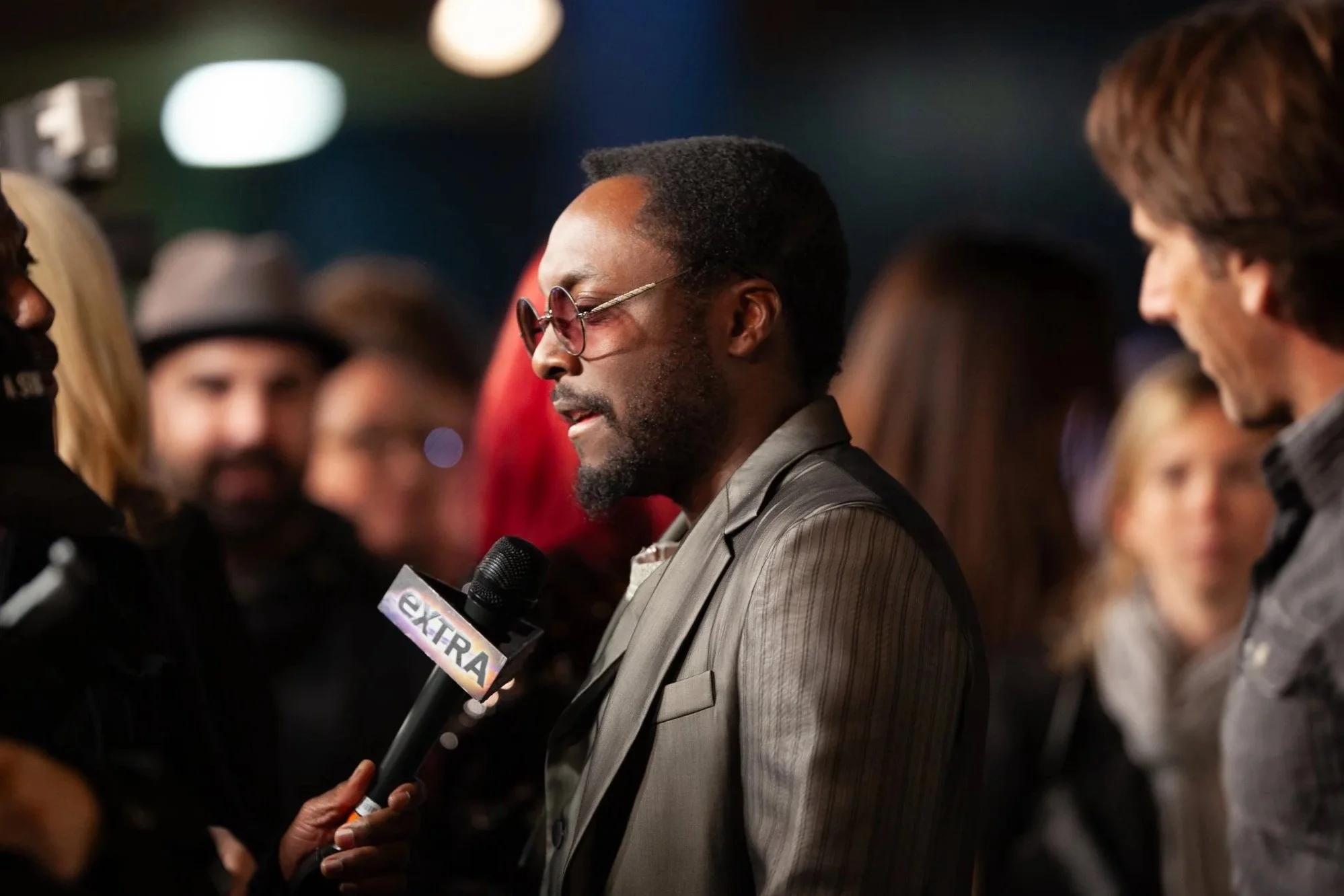 Live event photo of Will.i.am of the Black Eyed Peas Interview with EXTRA
