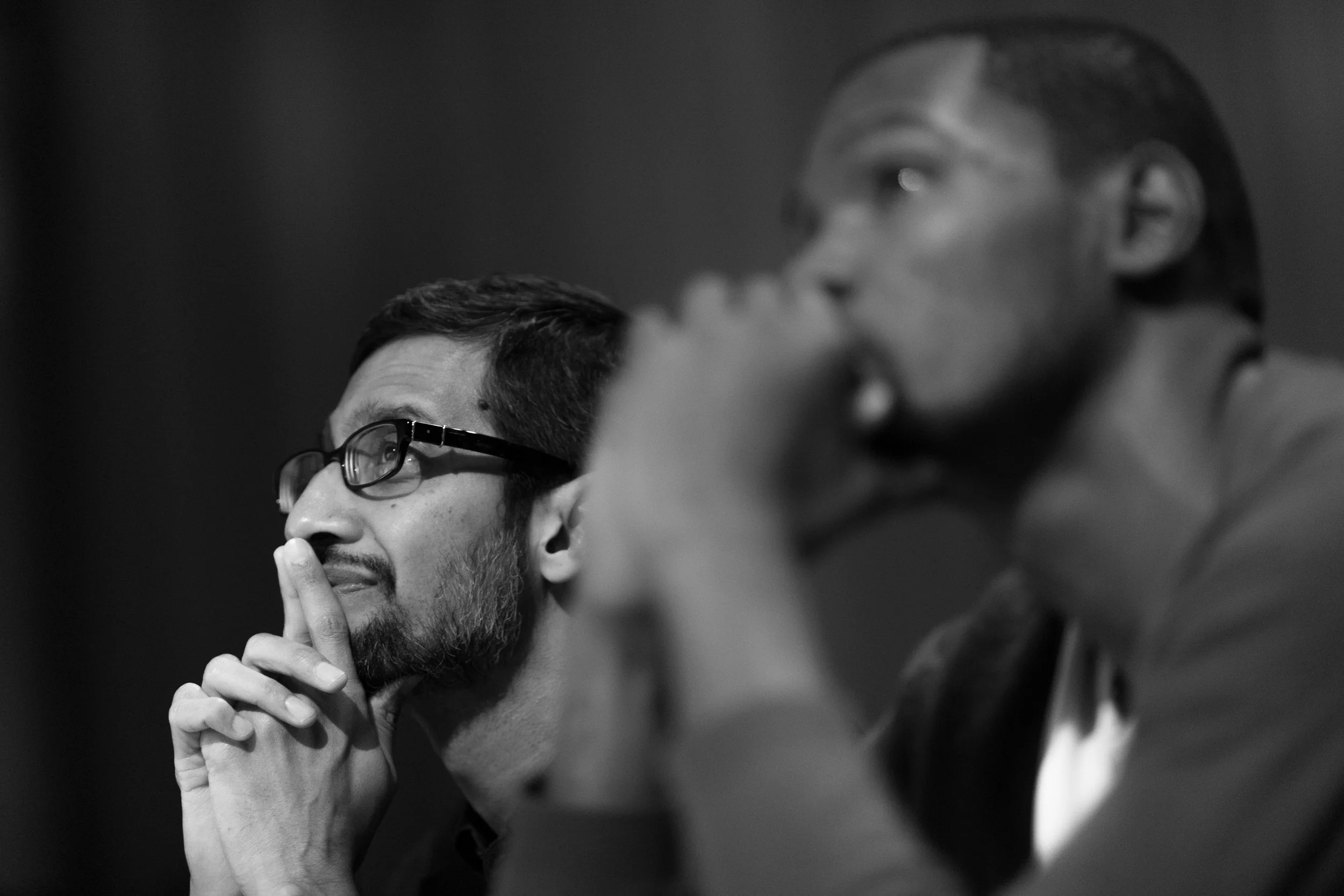 Google CEO Sundar Pichai with Kevin Durant
