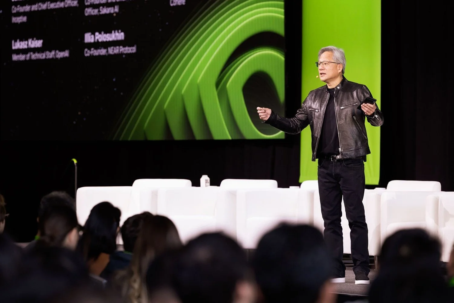 Jensen Huang, Nvidia CEO at the GTC Keynote address