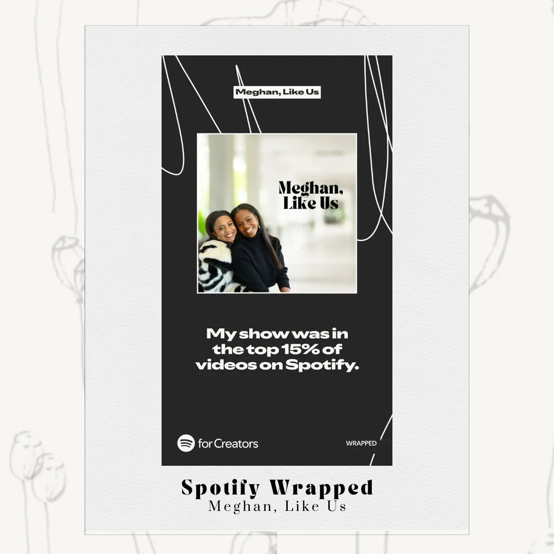 Spotify Wrapped dropped and 👀!!!!!! We had NO Idea we had listeners in 11 states and so many countries! 

An honor for us, two girls from So-Cal! Thank you for all of your shares, comments, listens! 

More to come very soon! 
#likeuspod #meghanlikeu