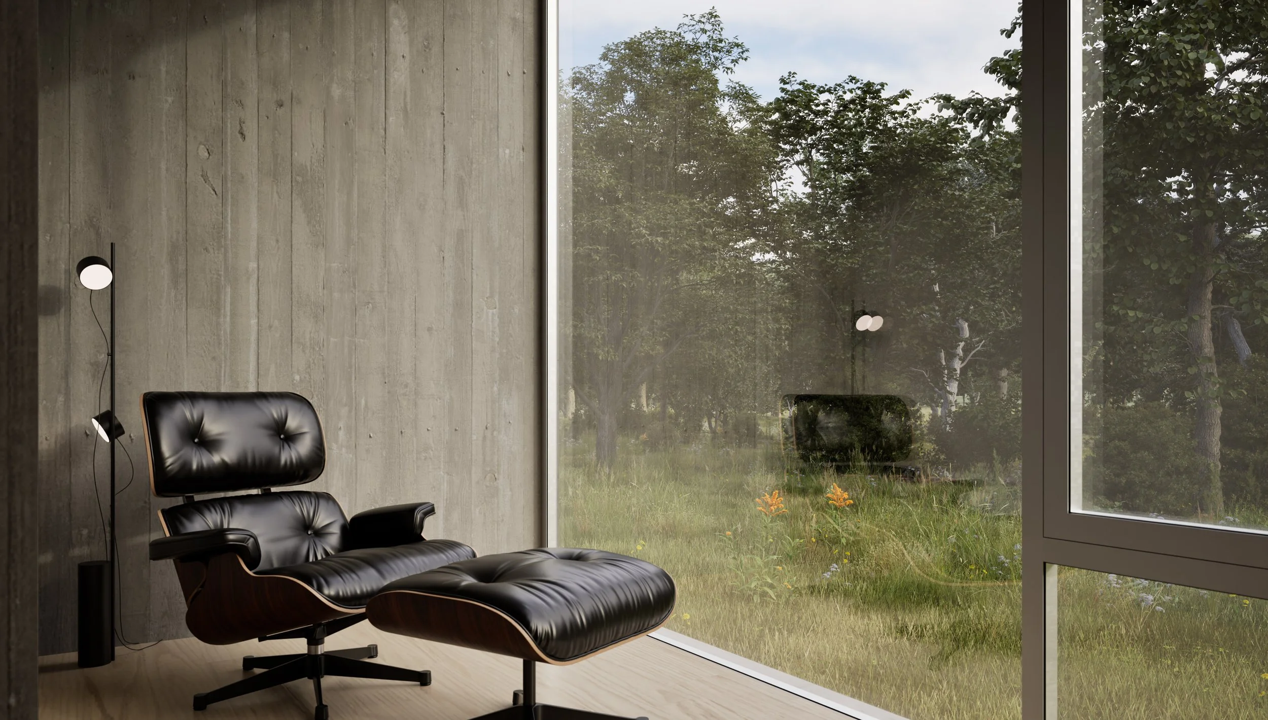 Modern-Concrete-House-Architect-Eames-Chair.jpg