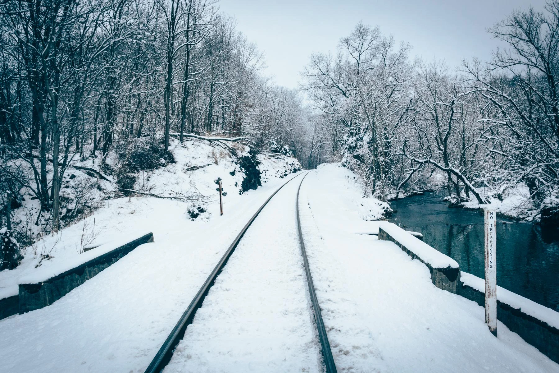 Snowy Railway