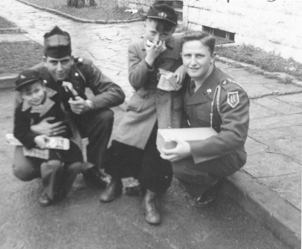 29. Bob in Army with Orphans.jpg