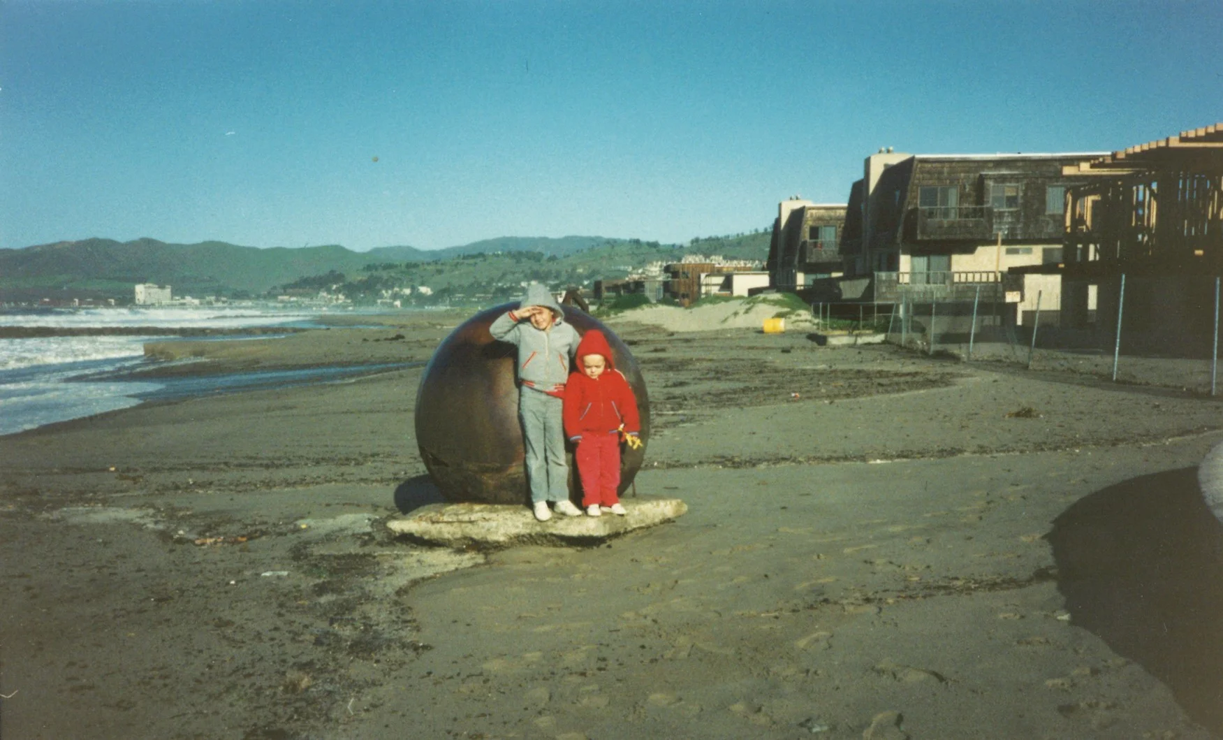 3. Jay and Chris standing at iron ball Inn on the Beach.jpg